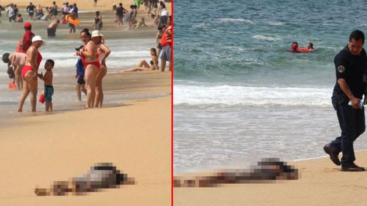 Kıyıya vuran cesetler dünyaca ünlü sahile akın eden turistlere korku yaşattı! Hemen telefona sarıldılar