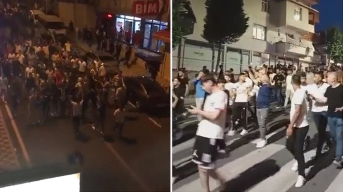 Kocaeli'nin Dilovası ilçesinde hareketli saatler! Mahalleli, Suriyelilerin taşkınlık çıkardığı iddiasıyla yürüyüşe geçti