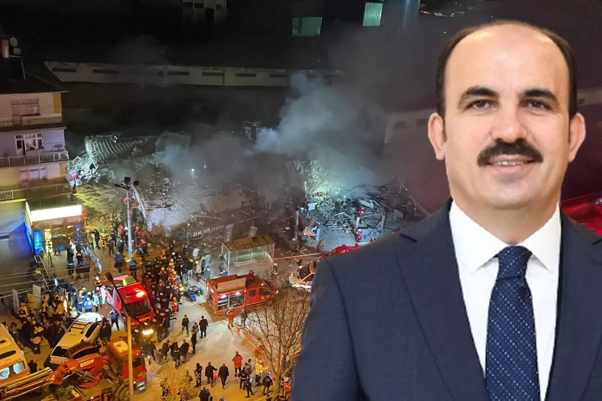 Konya Belediye Başkanı Uğur İbrahim Altay'dan tv100'e açıklama: Çöken binada 14 daire bulunuyordu