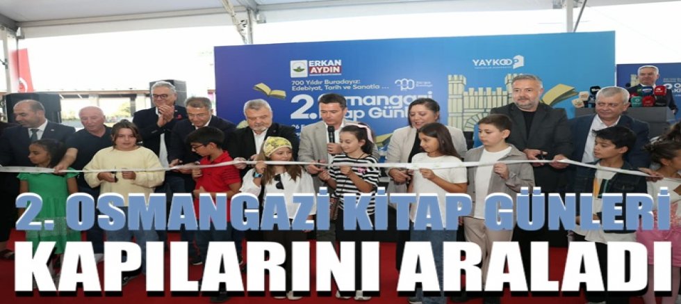 2. Osmangazi Kitap Günleri Kapılarını Araladı