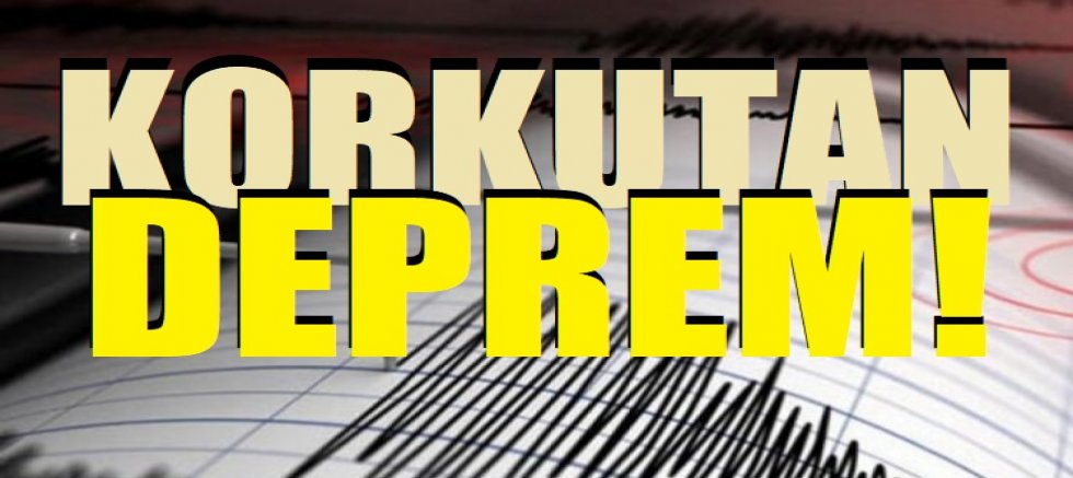 Balıkesir'de gece saatlerinde deprem!