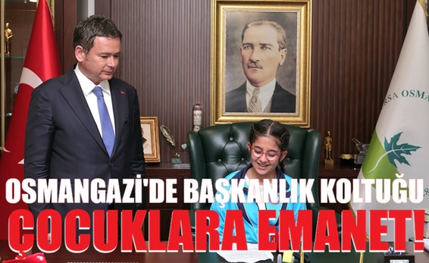 Başkan Aydın Koltuğu Geleceğin Teminatı Çocuklara Bıraktı
