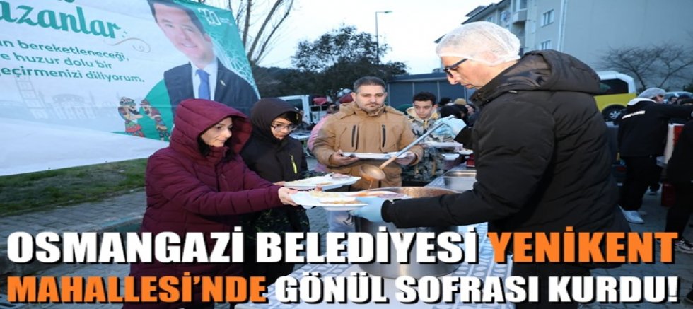 Başkan Aydın Ramazan Sofrasında Osmangazililerle Buluştu