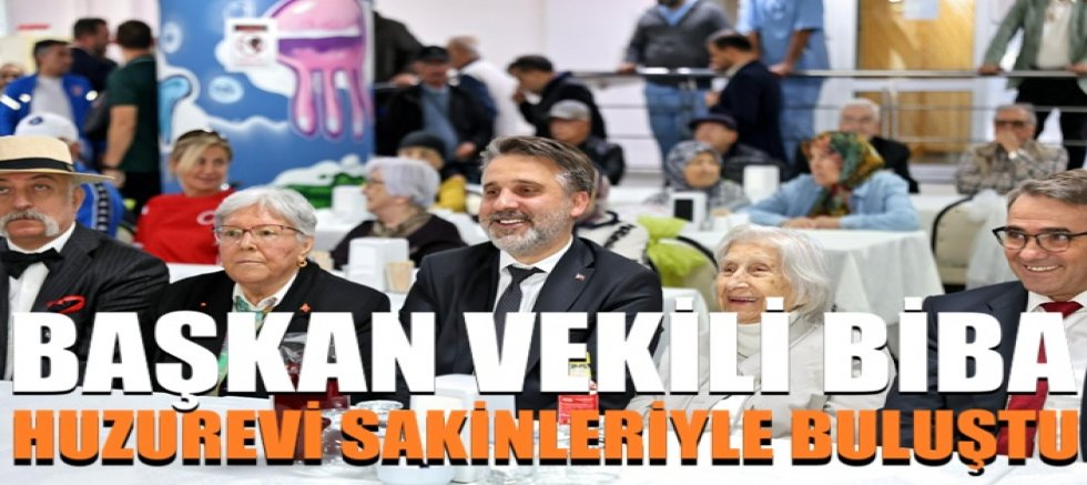 Başkan Vekili Biba, huzurevi sakinleriyle buluştu