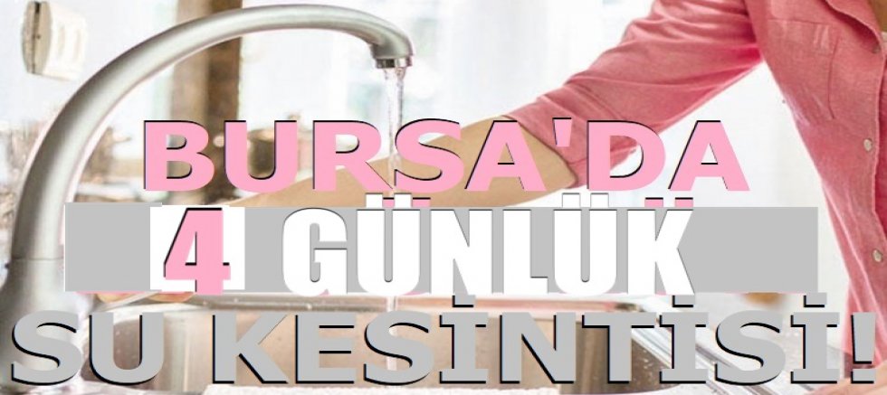 Bir ilçede 4 gün yok! BUSKİ yeni su kesintisini duyurdu...