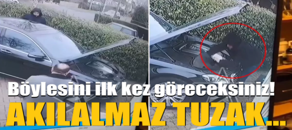 Böylesini ilk kez göreceksiniz! Akılalmaz tuzak...
