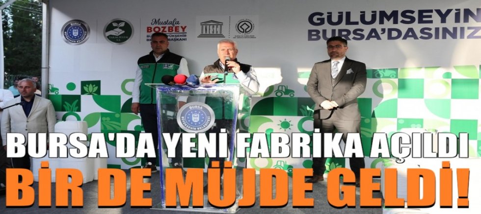 Bursa Büyükşehir Belediyesi, Sıvı Gübre Tesisi'ni hizmete açtı