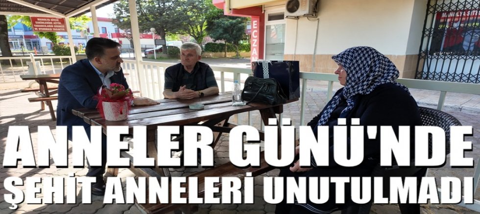Bursa'da Anneler Günü'nde şehit anneleri unutulmadı...