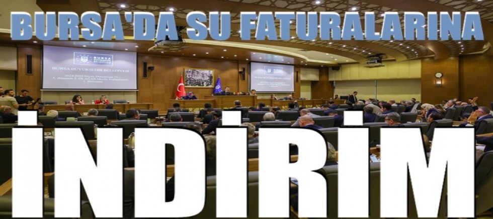 Bursa’da su faturalarına indirim! Kademeler değişti, işte güncel tarife...