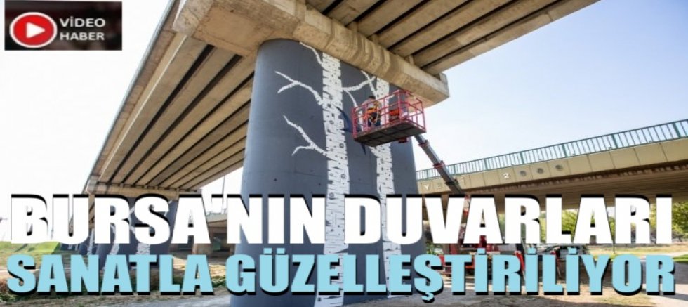Bursa'nın hazineleri duvarları güzelleştiriyor