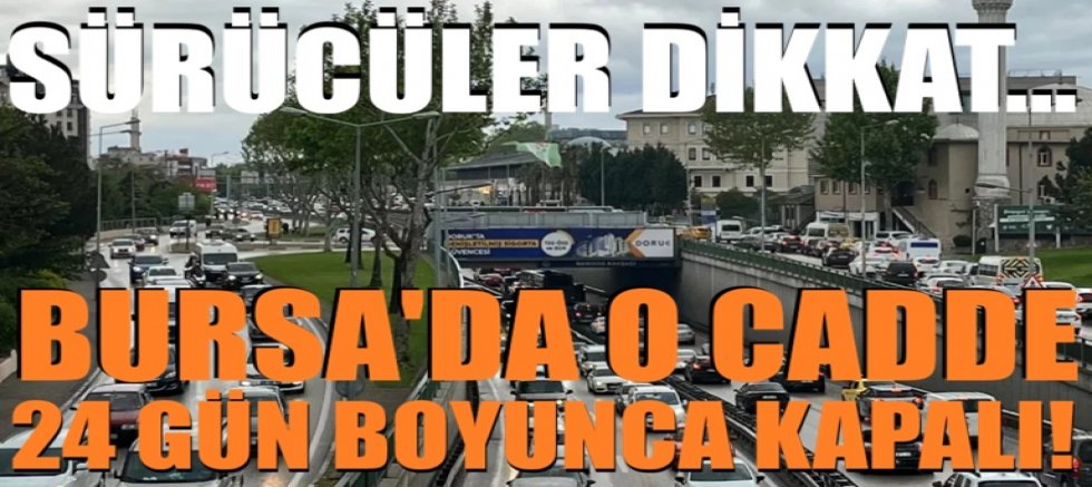 Bursa Yıldırım'da Trafik Düzenlemesi 