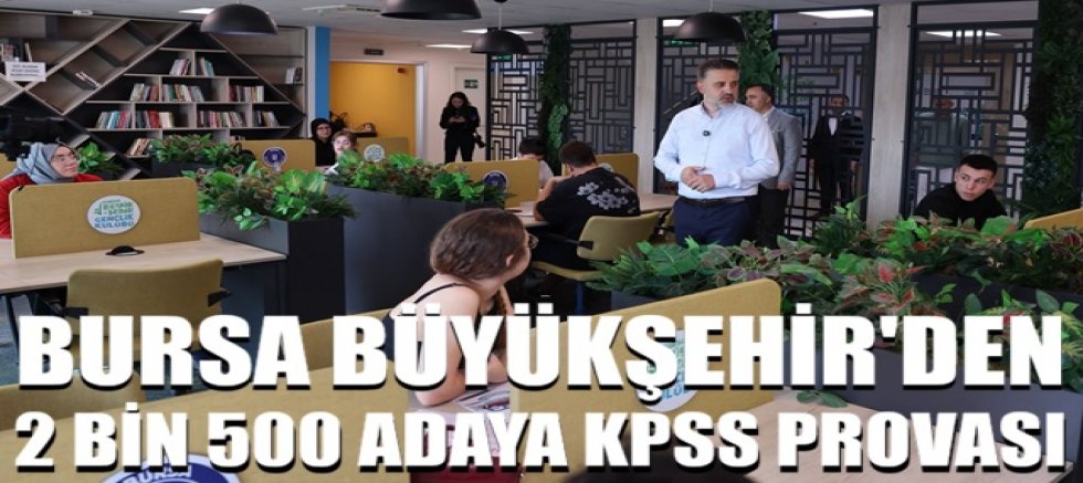 Büyükşehir'den 2 bin 500 adaya KPSS provası