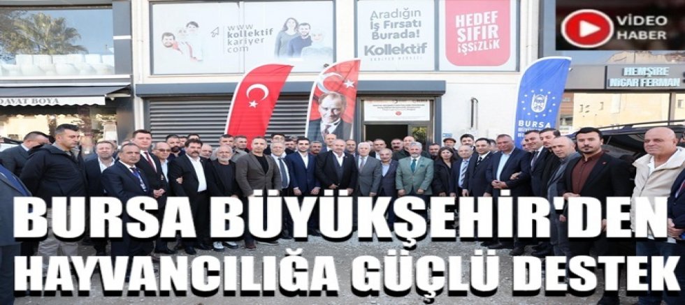 Büyükşehir’den hayvancılığa güçlü destek