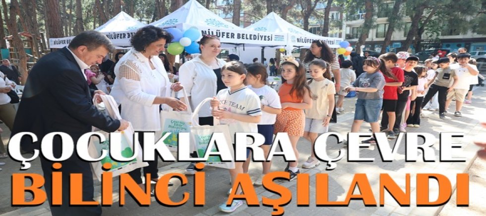 Çocuklara çevre bilinci aşılandı