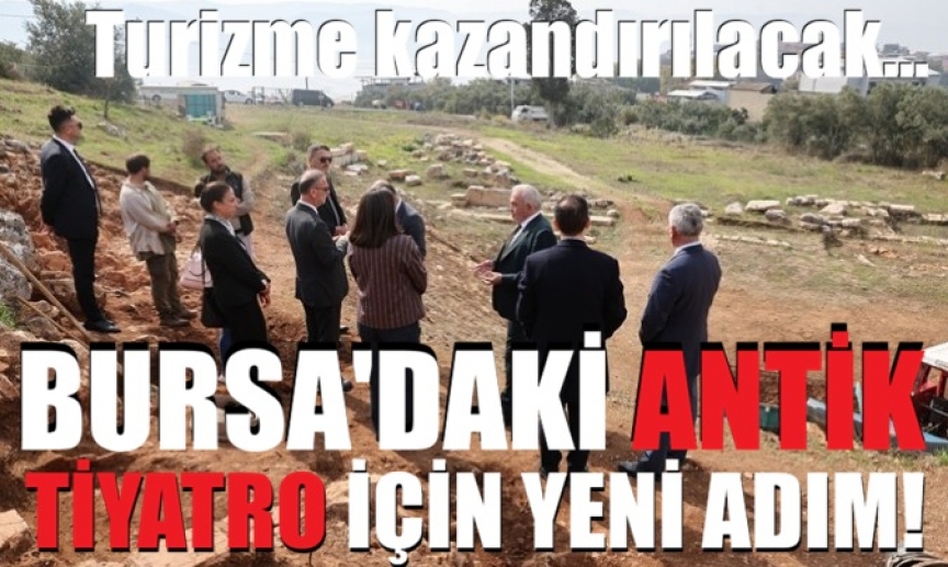 Gölyazı Tiyatro Alanı gün yüzüne çıkıyor
