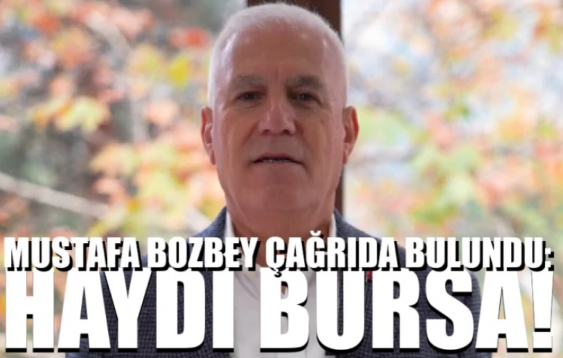 Haydi Bursa, geleceğine ve yeşiline sahip çık!