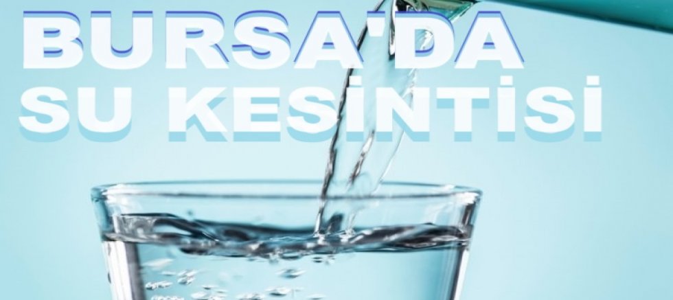 İnegöl’de su kesintisi