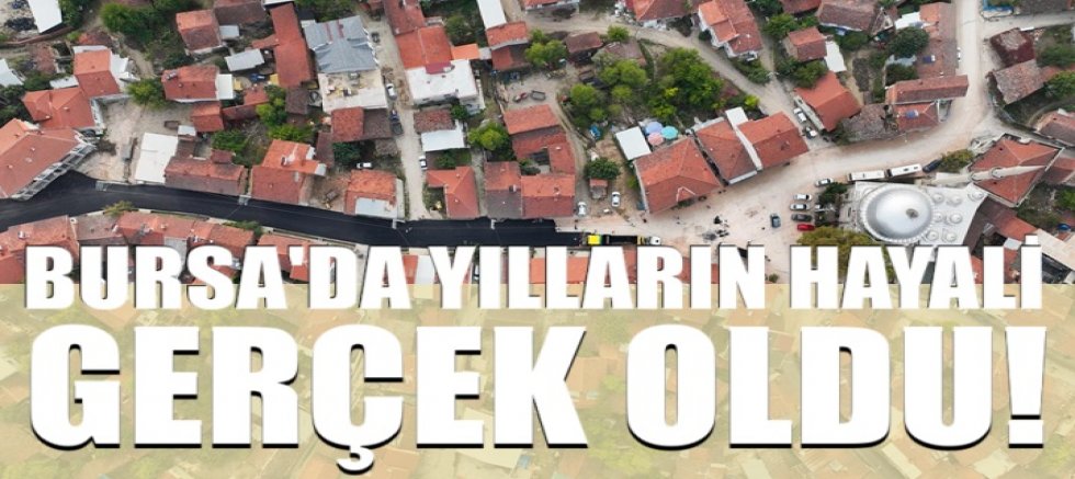İnegöl'de yılların hayali gerçek oldu