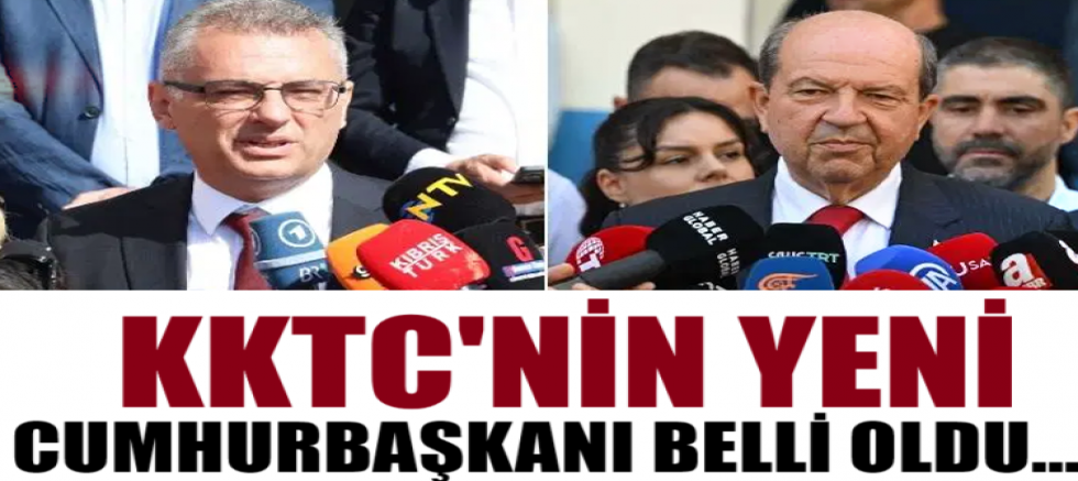KKTC'de yeni Cumhurbaşkanı belli oldu...