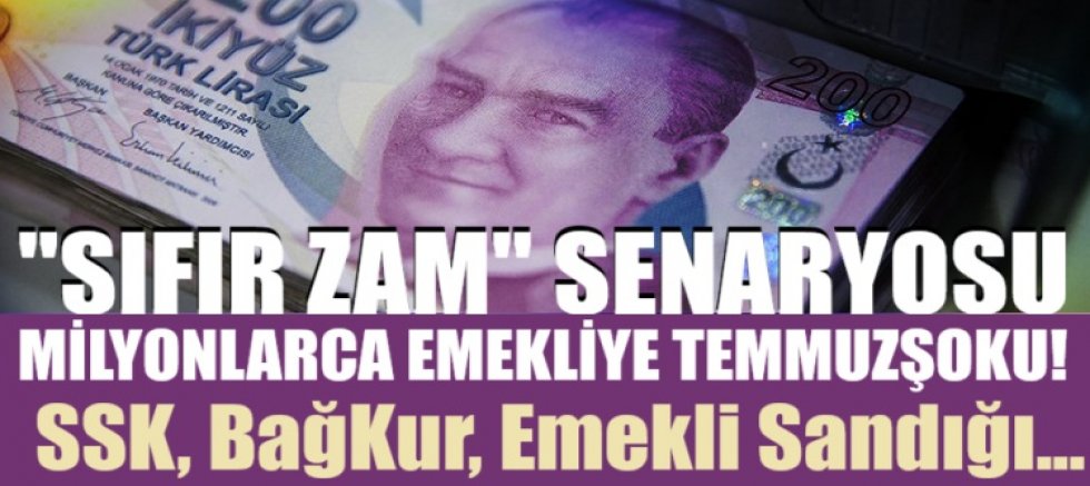 Milyonlarca emekliye temmuz şoku! SSK, BağKur, Emekli Sandığı...