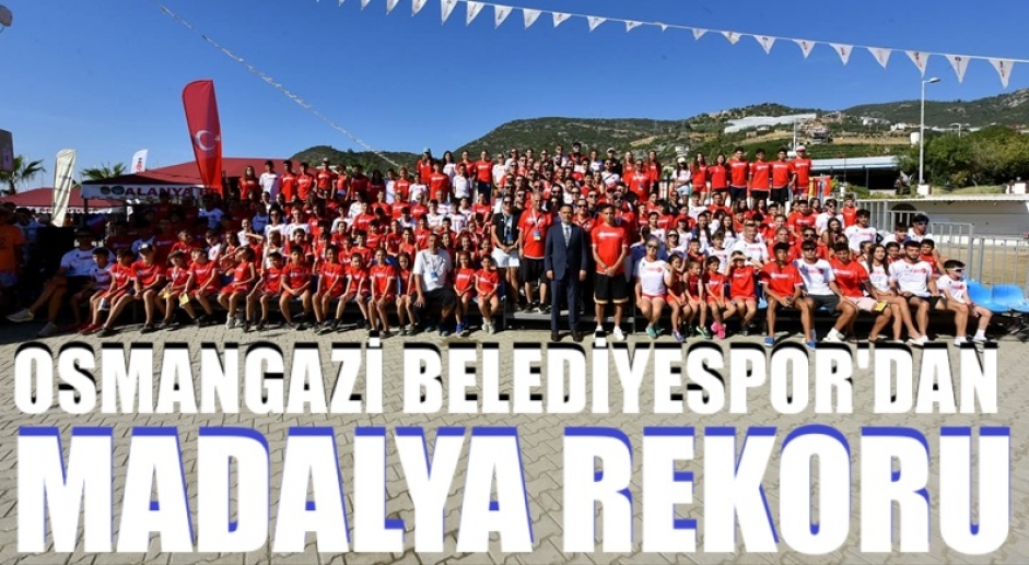 Osmangazi Belediyespor’dan Madalya Rekoru 