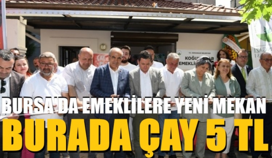 Osmangazi’de emeklilere özel yeni buluşma noktası 