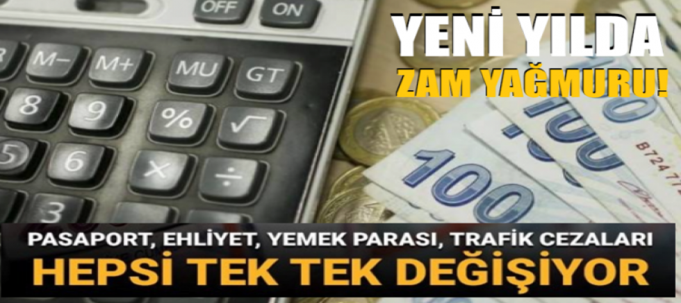 Pasaport, kimlik, ehliyet, yurt dışı çıkış harcı, IMEI kayıt ücreti ve MTV fiyatları değişecek