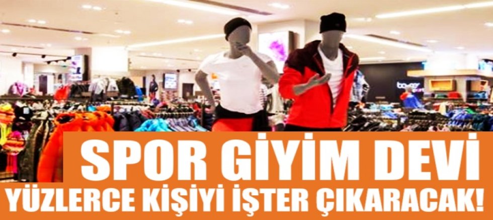 Spor giyim devi yüzlerce kişiyi işten çıkaracak