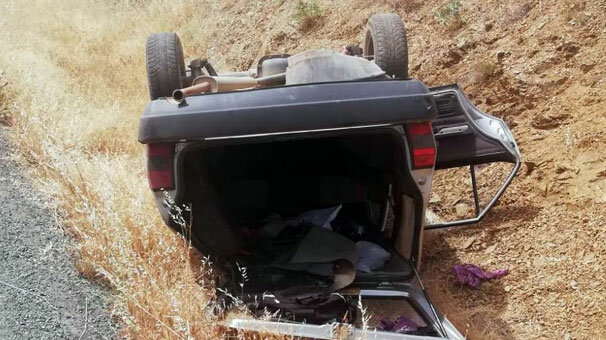 Malatya'da otomobil takla attı: 4 yaralı