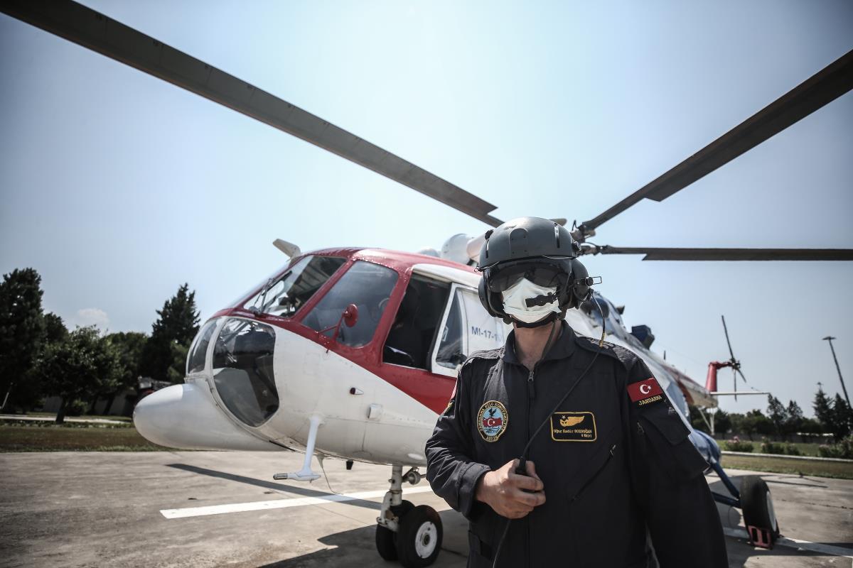 Marmara'nın trafiğine helikopterli denetim