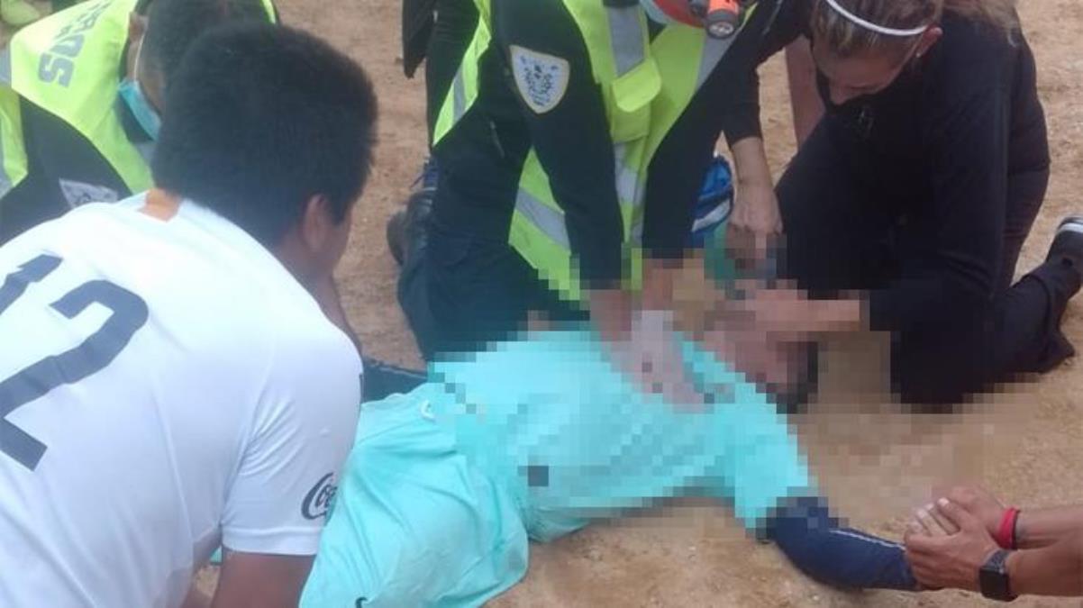 Meksika’da futbolcu maç esnasında kalbine yenik düştü