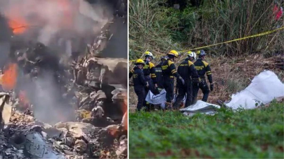 Meksika'da iki özel uçak havada çarpıştı! Kazada 1'i çocuk 5 kişi hayatını kaybetti