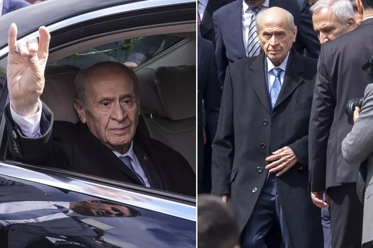 MHP lideri Bahçeli, 66 gün sonra ilk kez görüntülendi