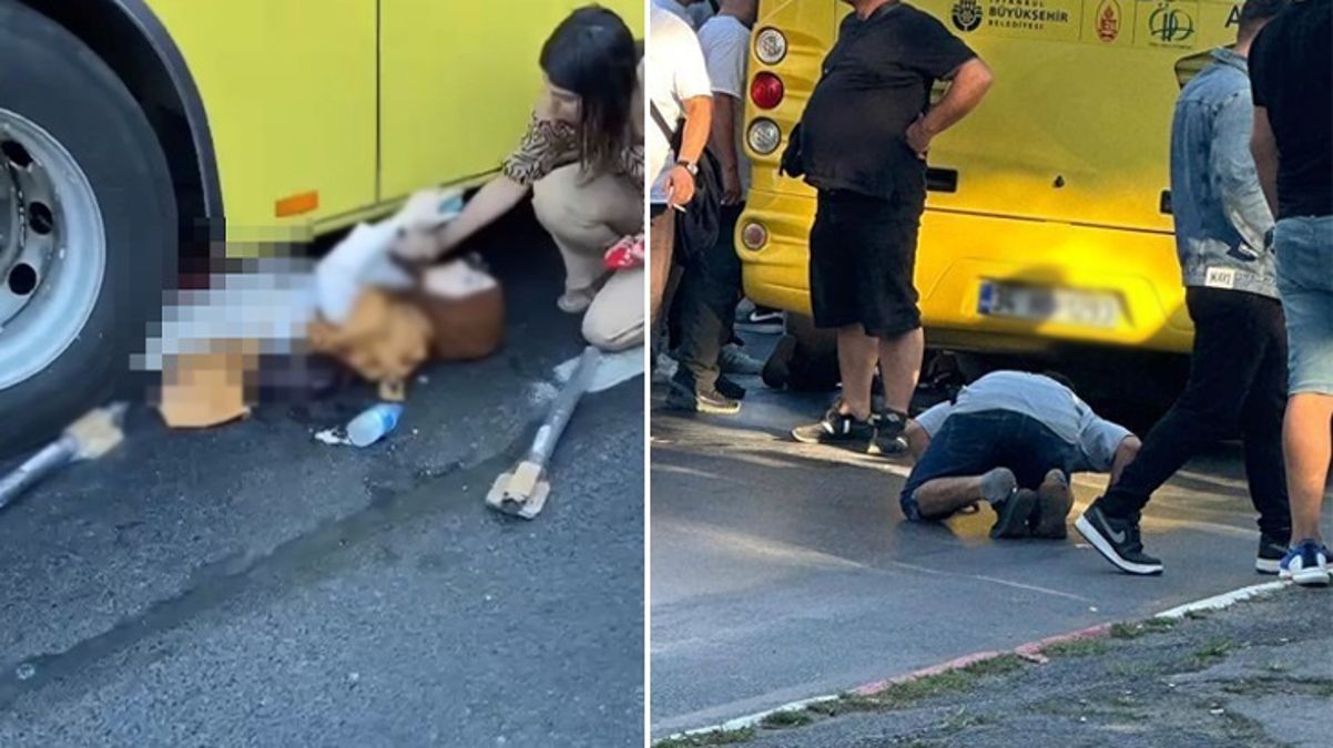 Motosiklet kazasında otobüsün altına savrulan hamile kadın, hayatını kaybetti