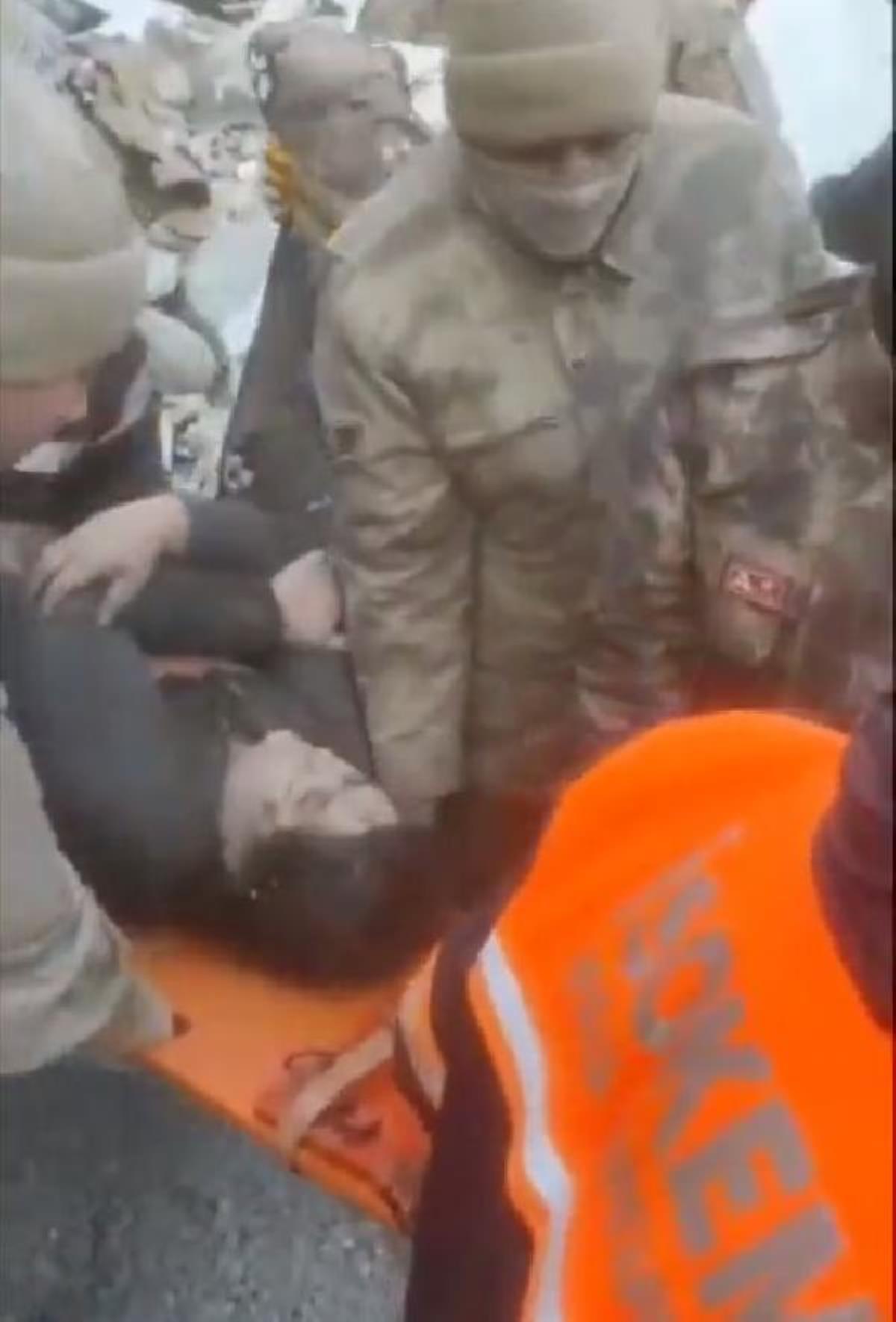 MSB: Adıyaman'da Hatice Kılınç enkazdan kurtarıldı