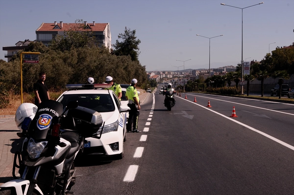Mudanya'da radar hız denetimi: 26 sürücüye ceza