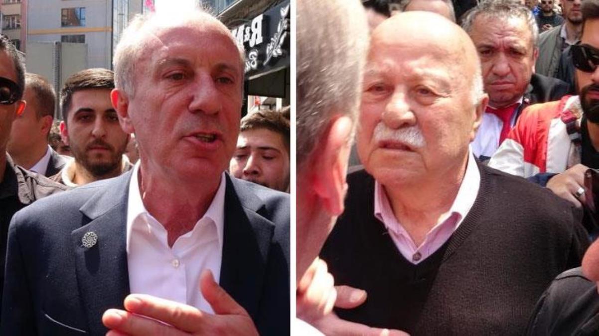 Muharrem İnce vatandaşın sözlerine çok kızdı: Ayıp, öyle şey denir mi? Yaşından utan