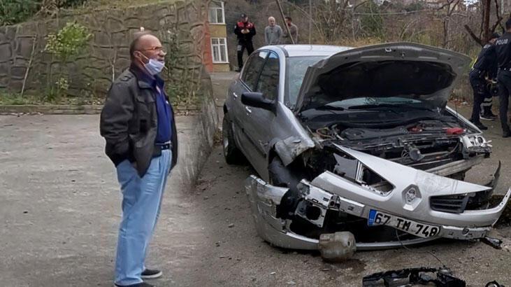 Oğlunun kaza yaptığı otomobili gören baba: Geberseydi keşke
