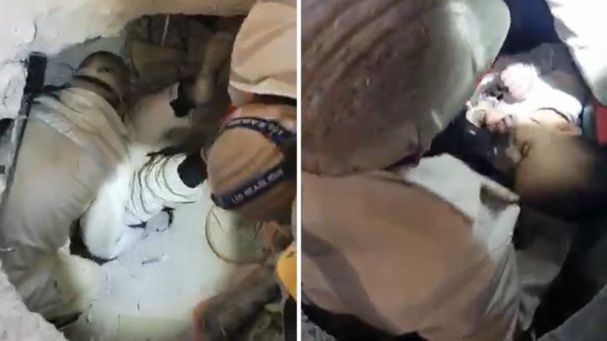 Öldüğünü zannettikleri bebeği ağlayınca fark eden madenciler, Asya'yı 131. saatte enkazdan çıkarmış