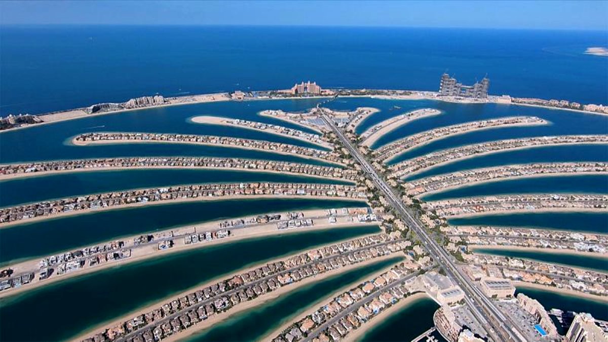 Ona dünyanın 8'nci harikası diyorlar: Dubai'nin yapay adası Palm Jumeirah