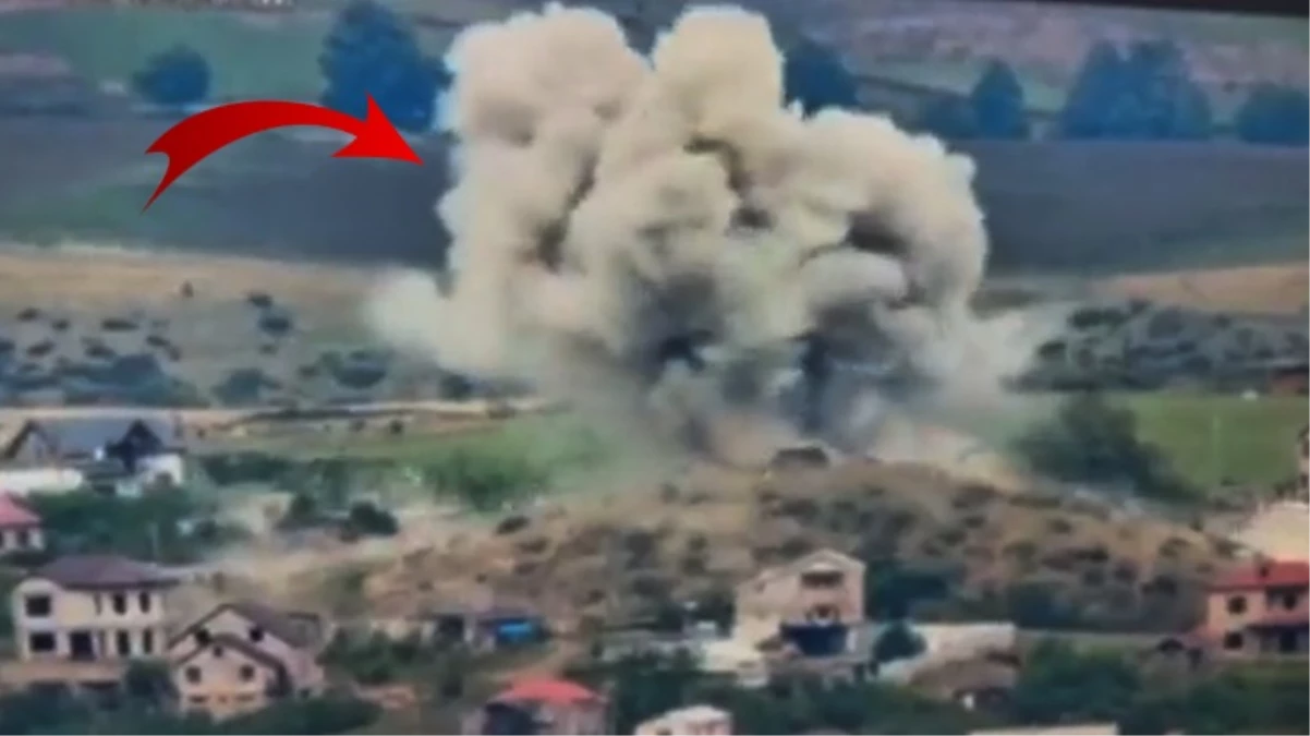 Operasyon kararının ardından ilk görüntüler! Azerbaycan ordusu, Ermeni güçlerin mevzilerini vuruyor