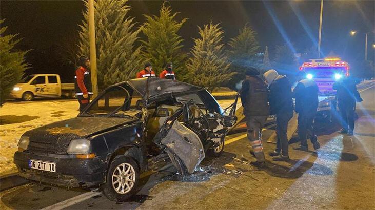 Nevşehir'de otomobil ile yolcu otobüsü çarpıştı: 1 ölü, 3 yaralı