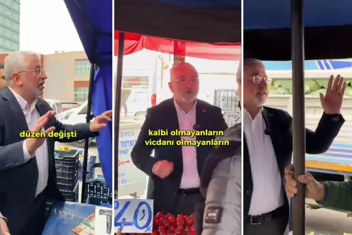 Pazarda denetime çıkan belediye başkanı gördüğü manzaraya isyan etti