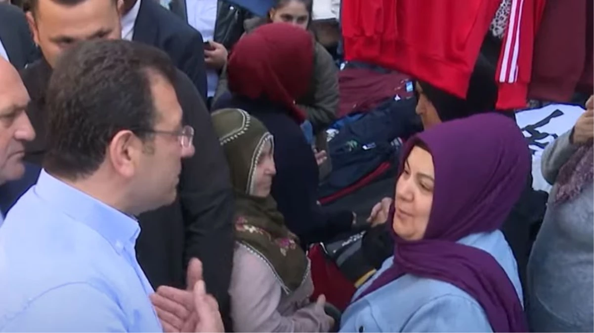 Pazarda sohbet ettiği kadının ekonomi yorumu İmamoğlu'nu şaşkına uğrattı