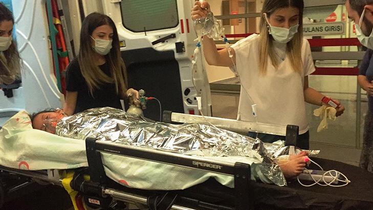 Pekmez kazanına düşen Eylül Ada, Adana'ya sevk edildi