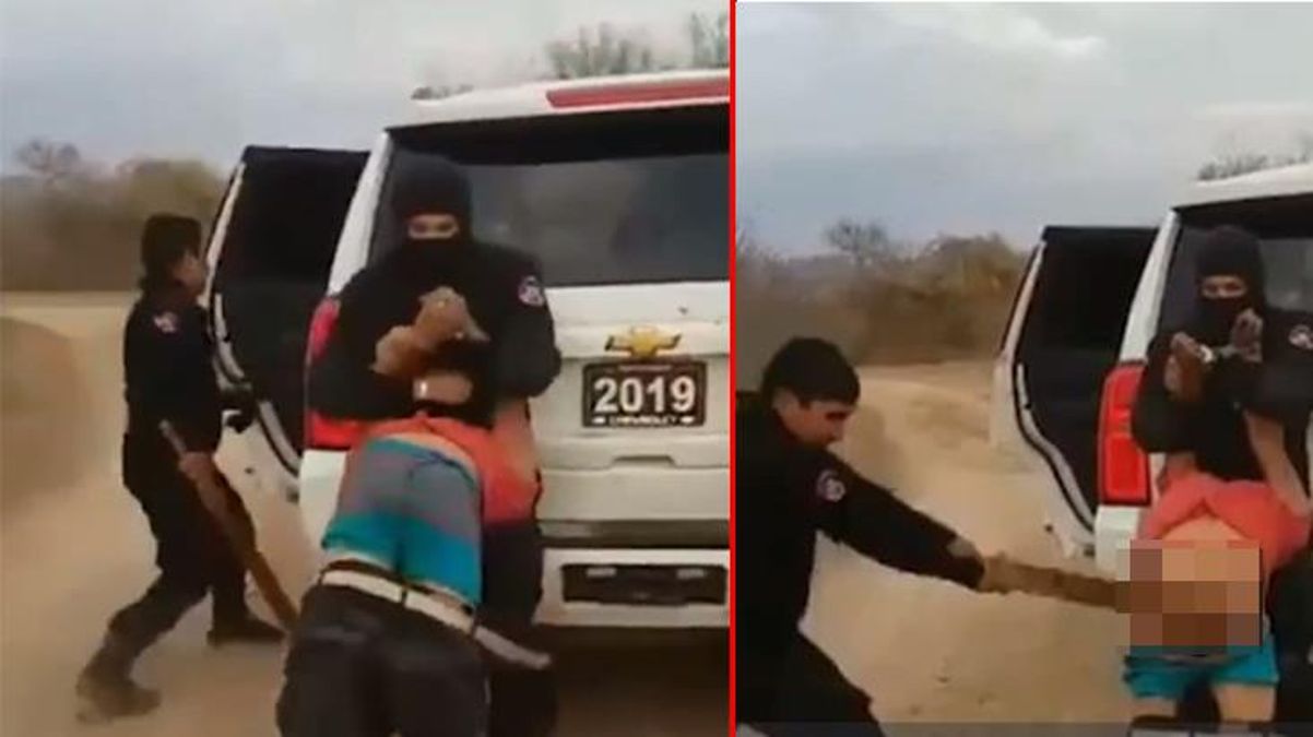 Polisin sopalı dayağı ülkeyi karıştırdı! İç çamaşırını indirdikten sonra defalarca kalçasına vurdu