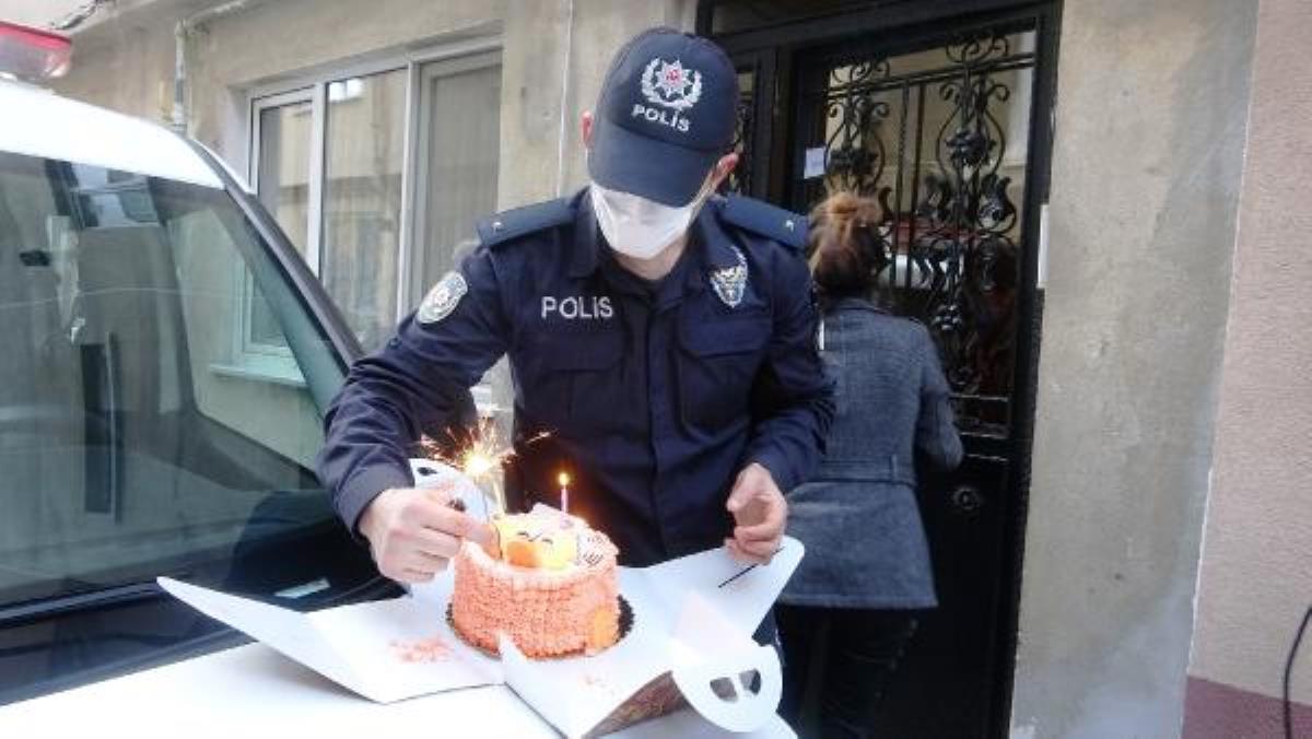 Polislerden Serebral Palsi hastası çocuğa süpriz doğum günü ziyareti