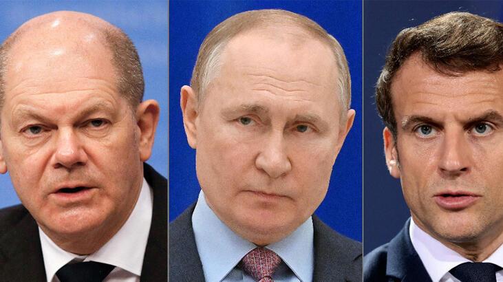 Putin, Scholz ve Macron ile görüştü