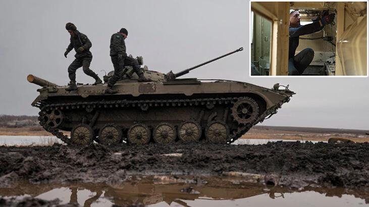 Rus araçlar 'çamur mevsimi'ne takıldı! Ukraynalılar hurdalıkta tamir edip yeniden kullanıyor