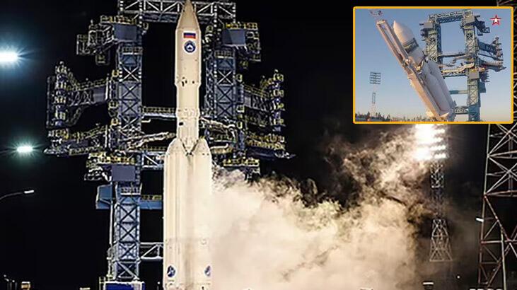 Rusya en büyük roketi fırlattı! Tam 761 ton